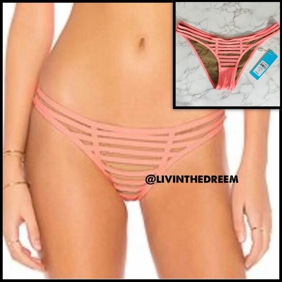 BS13 BEACH BUNNY Hard Summer Coral Bottoms SZ XL - Picture 1 of 14